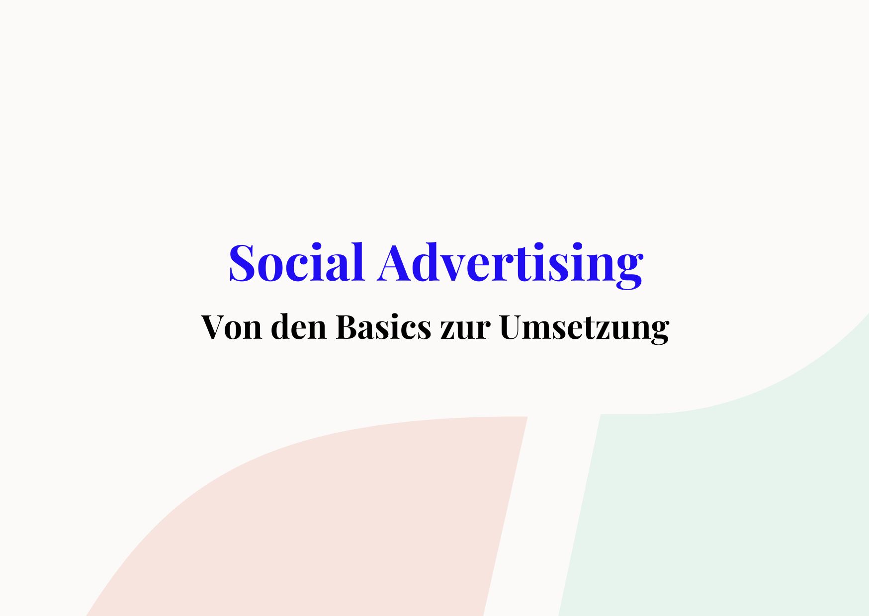 social advertising