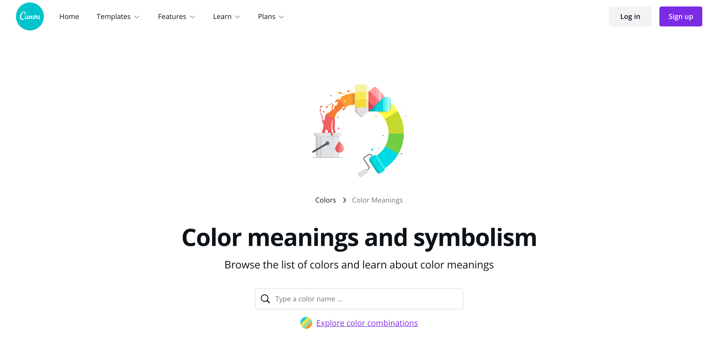 Canva Color Meanings