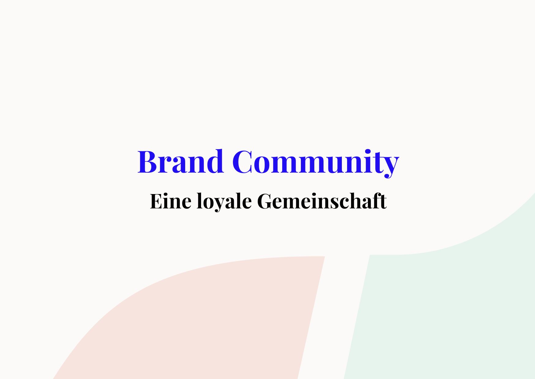 Brand Community