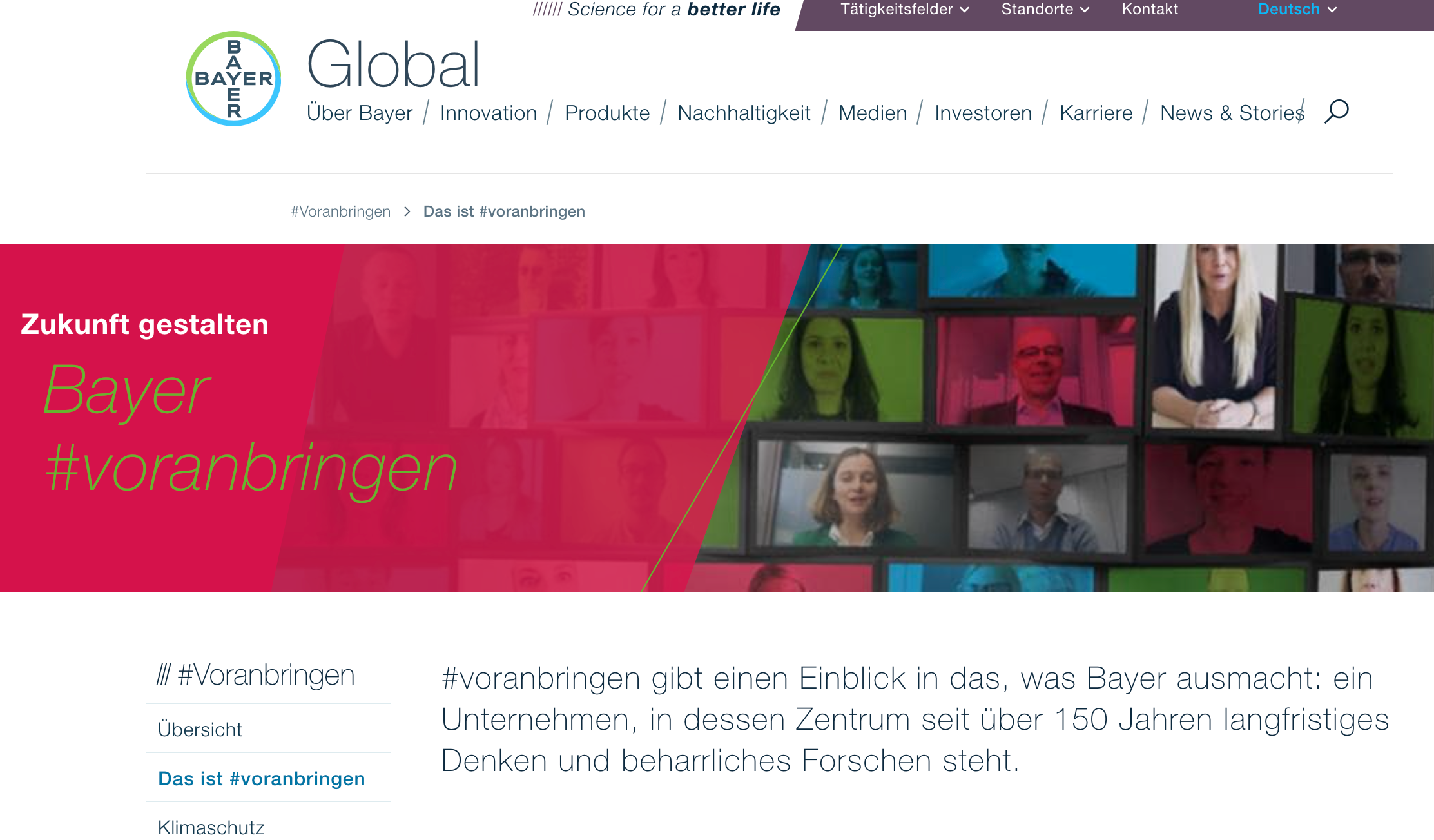 screenshot landingpage bayer