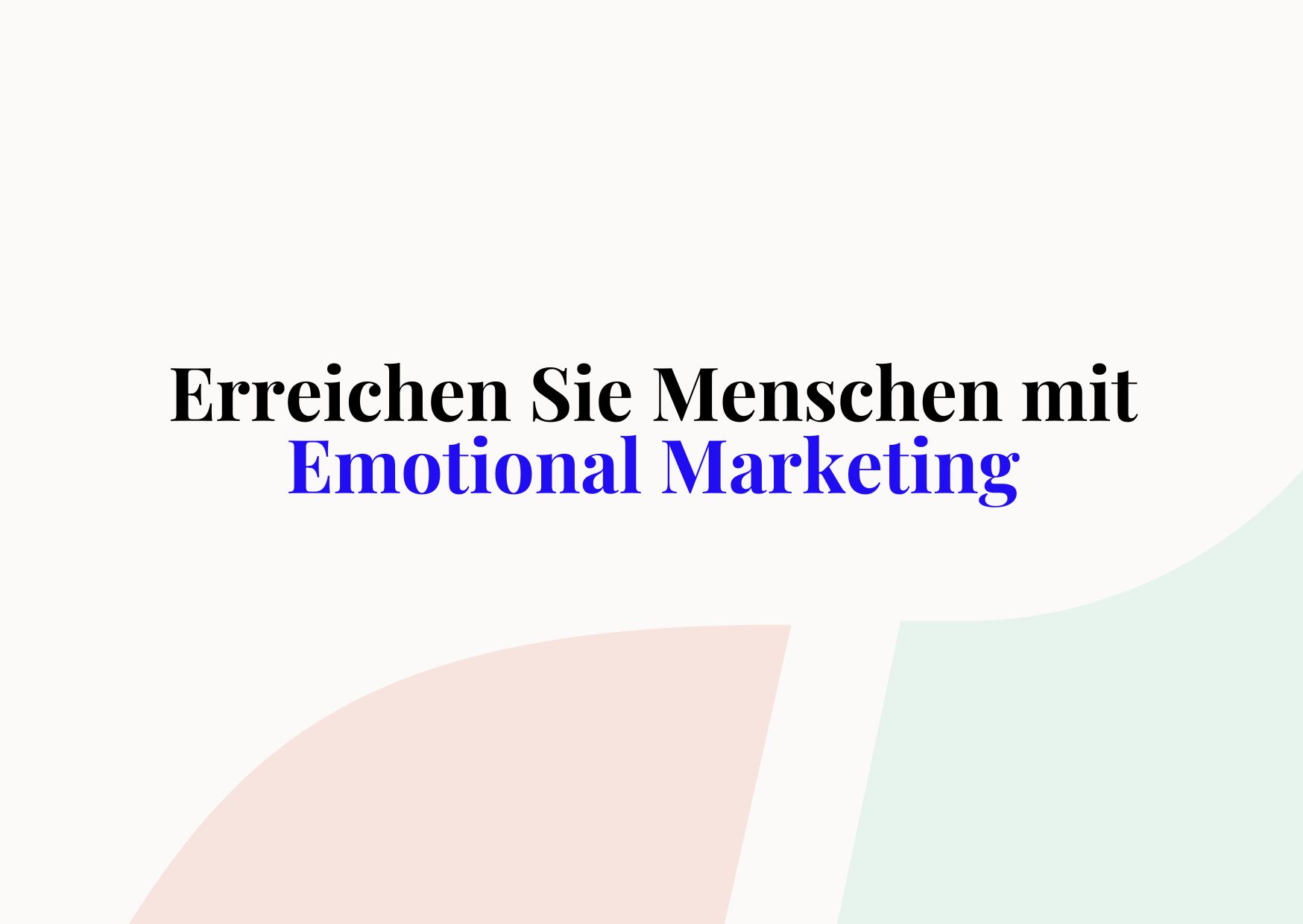 Emotional Marketing
