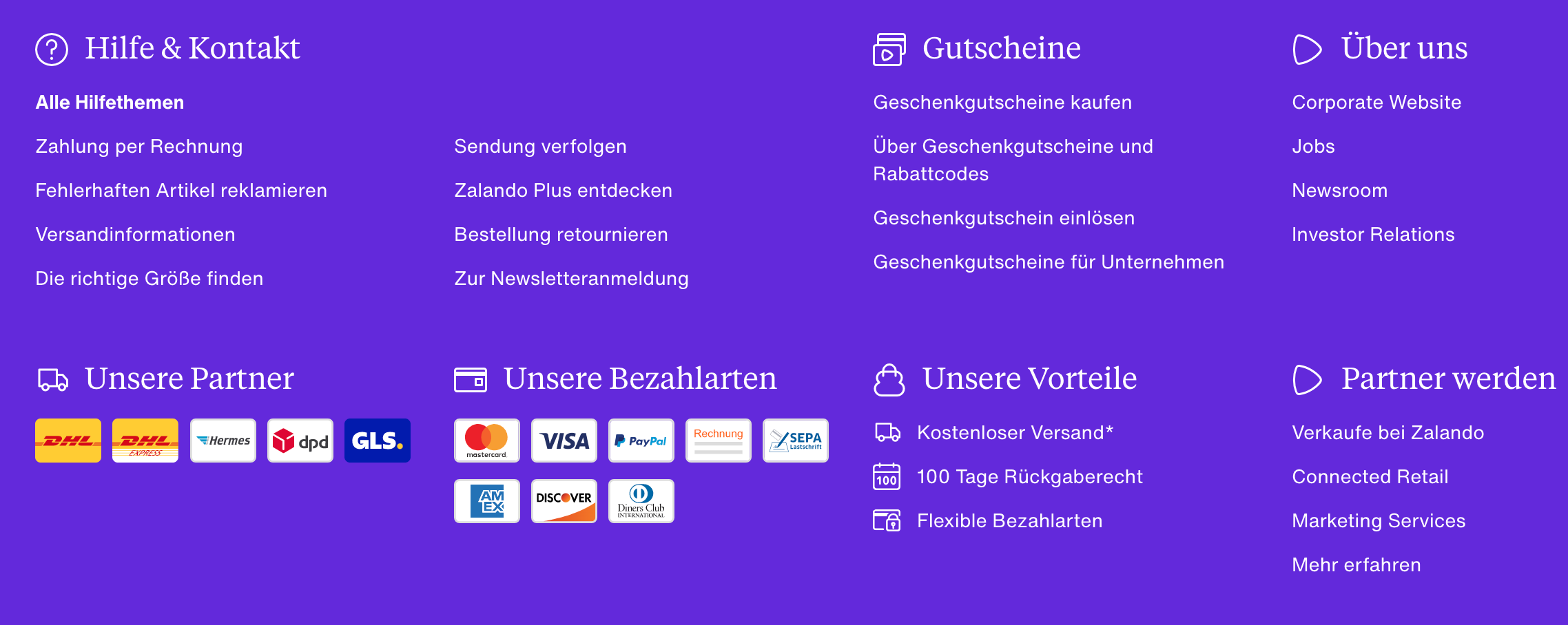 screenshot zalando