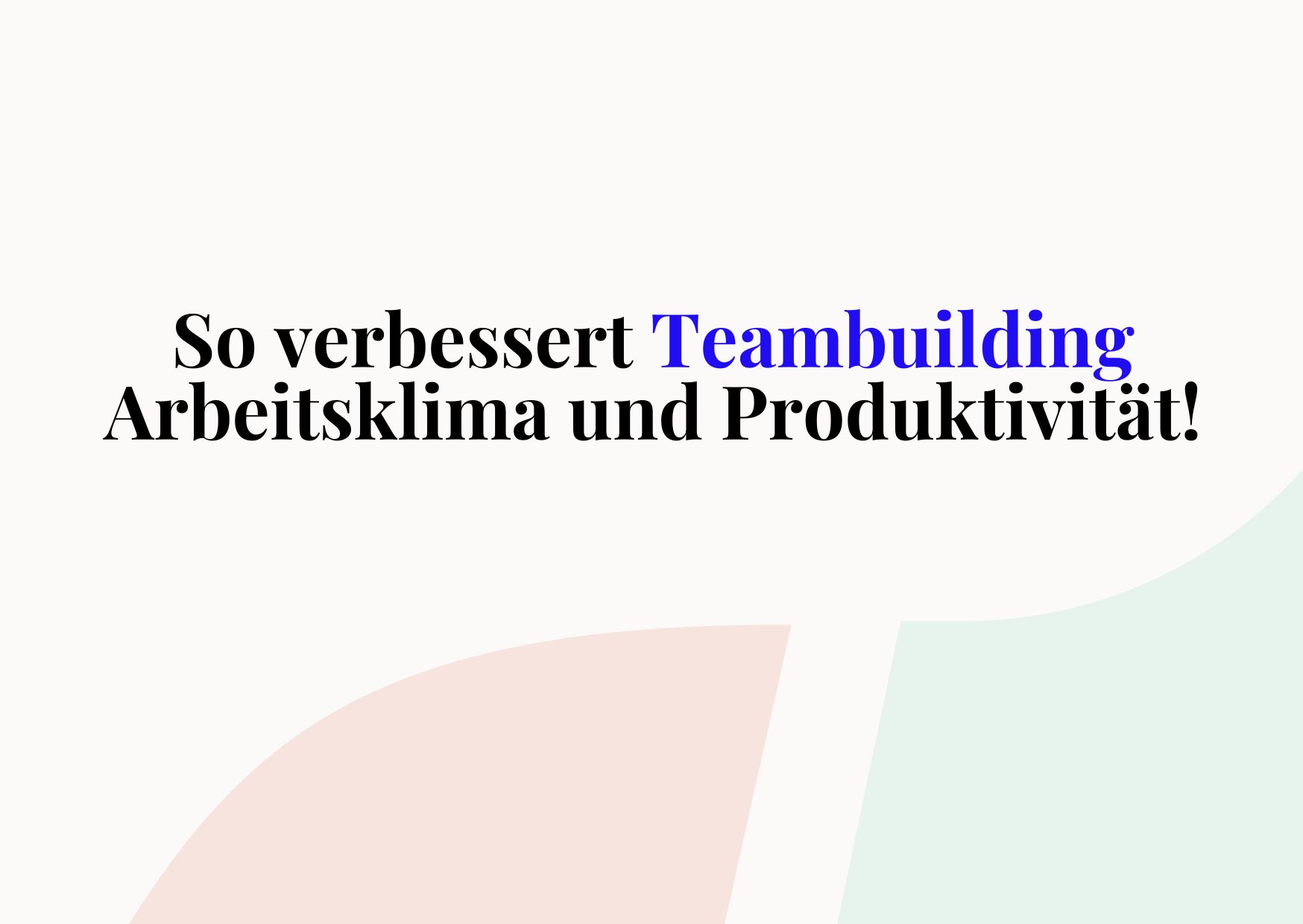 teambuilding