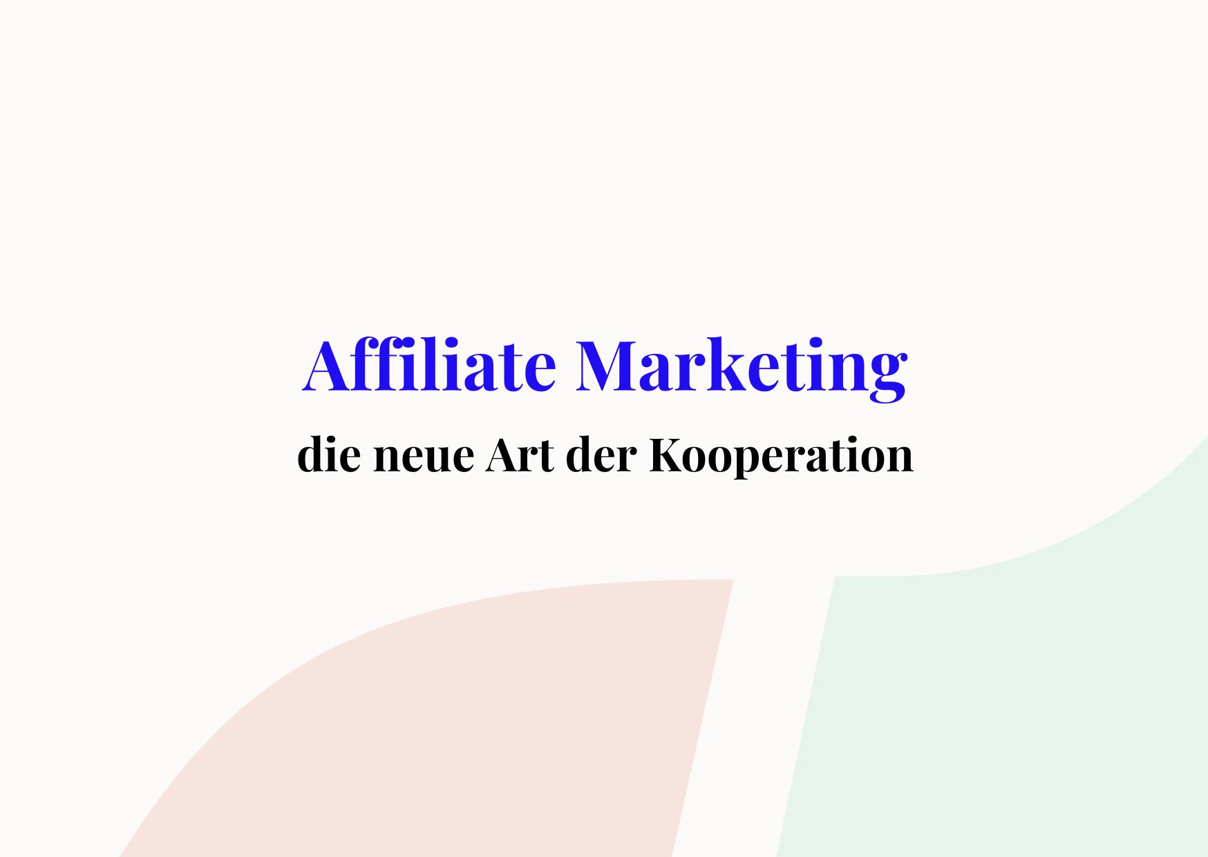 Affiliate Marketing