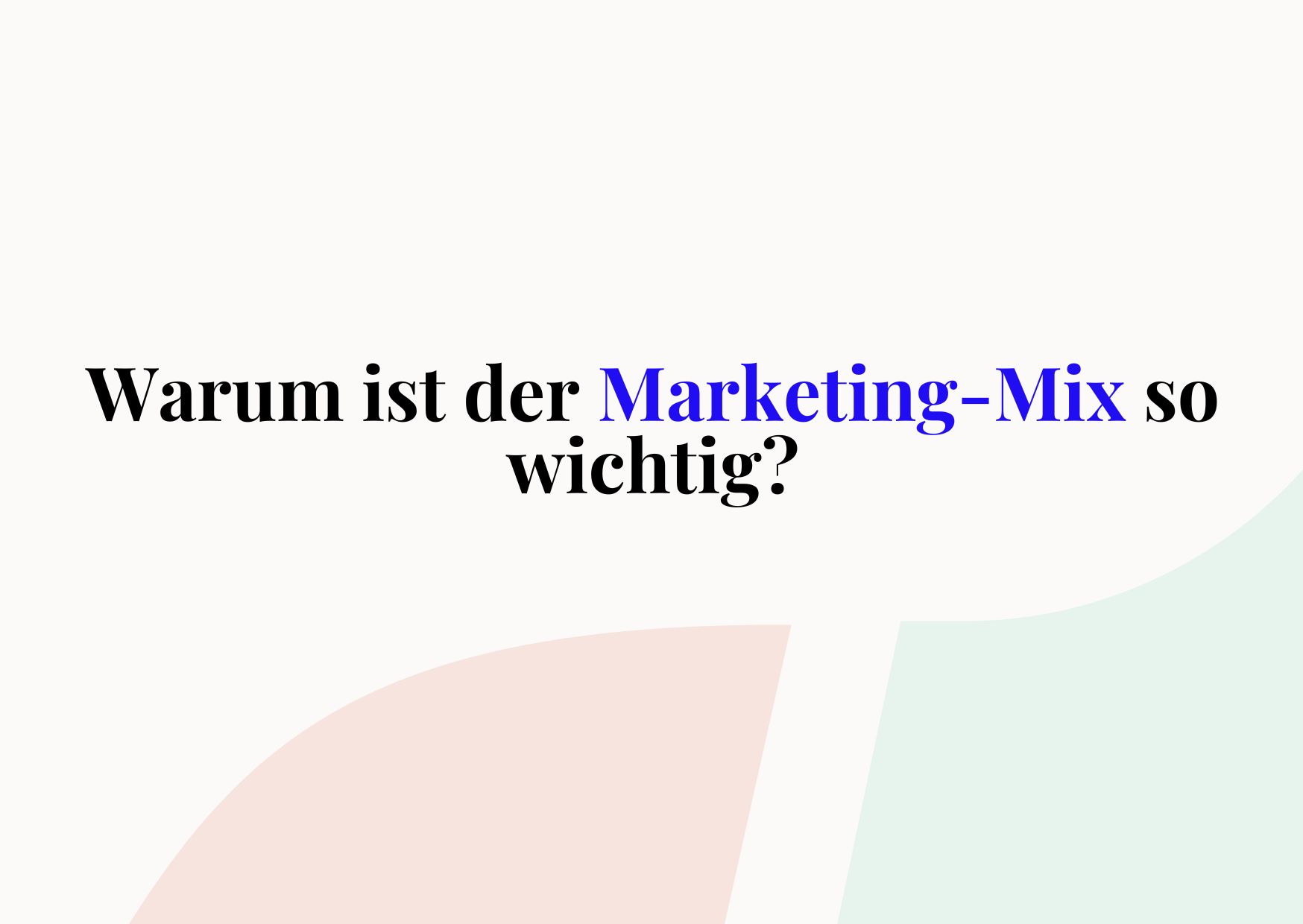 Marketing-Mix