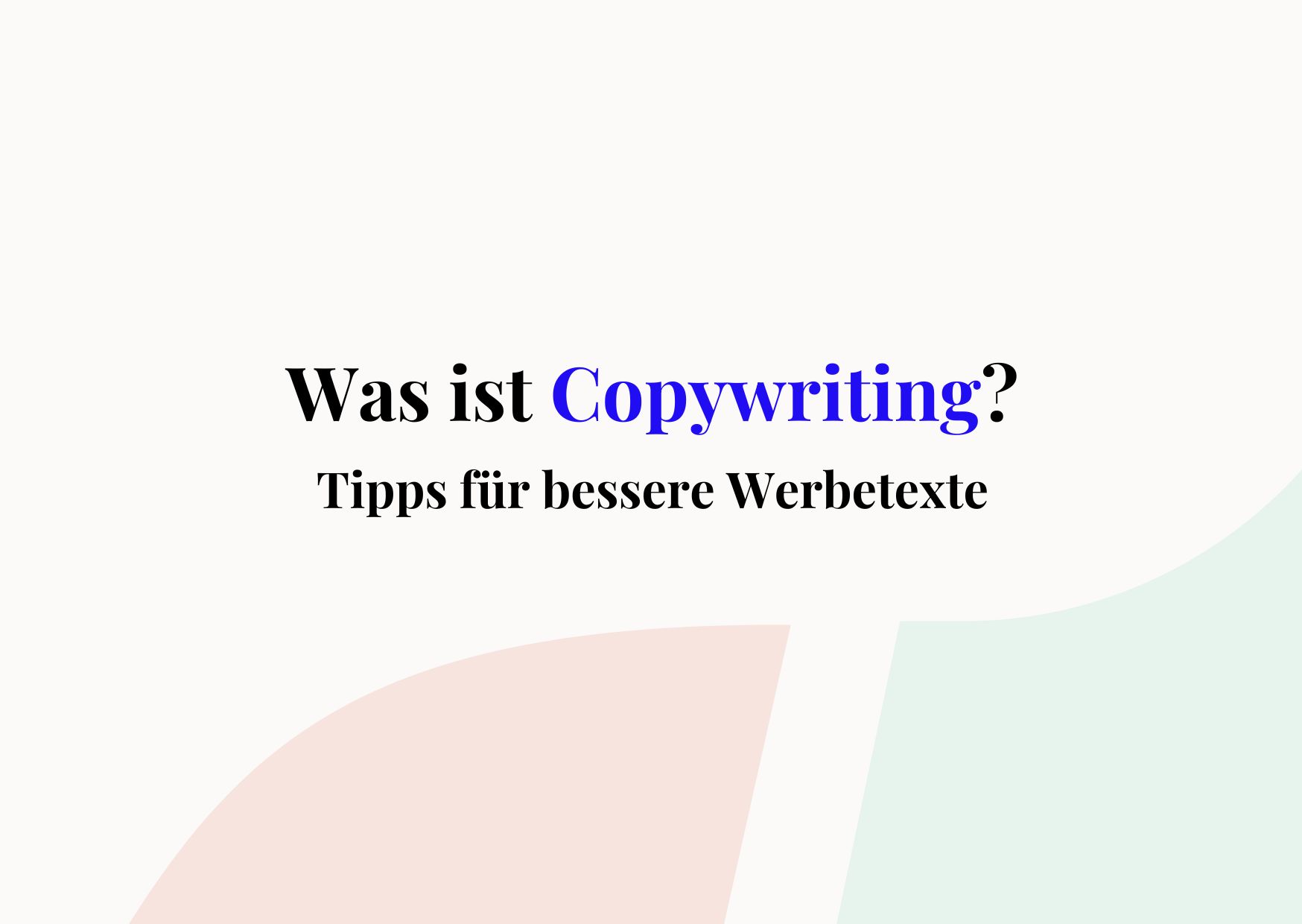 Copywriting