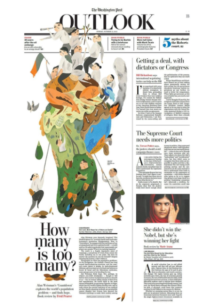editorial design Washington post