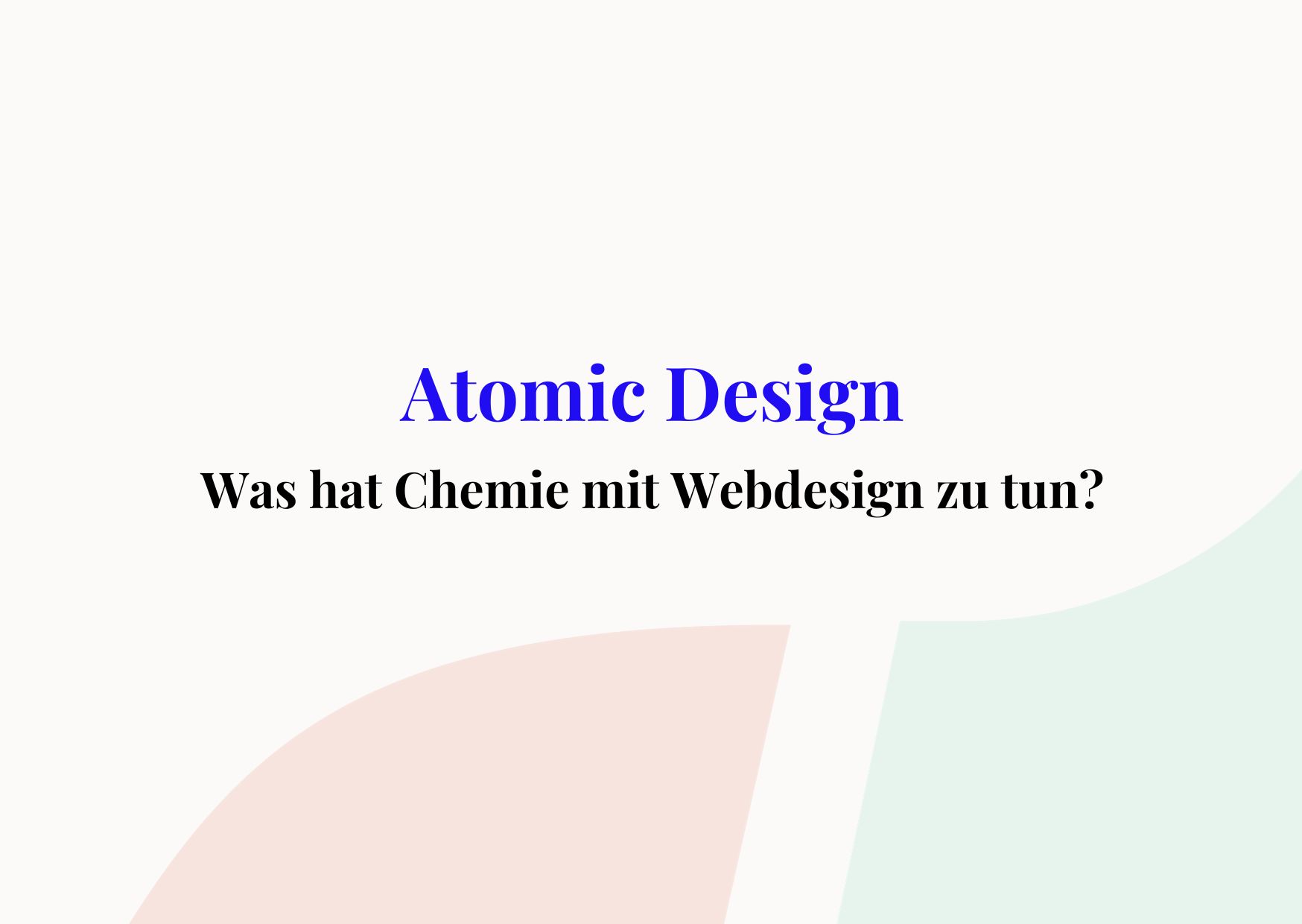 Atomic Design