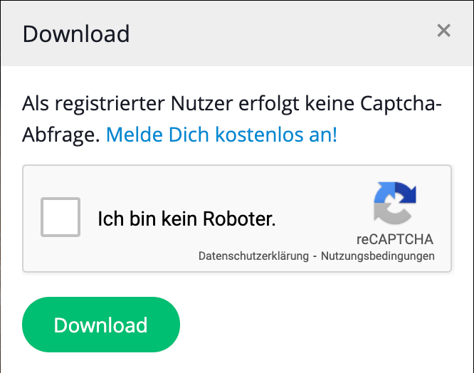 captcha abfrage