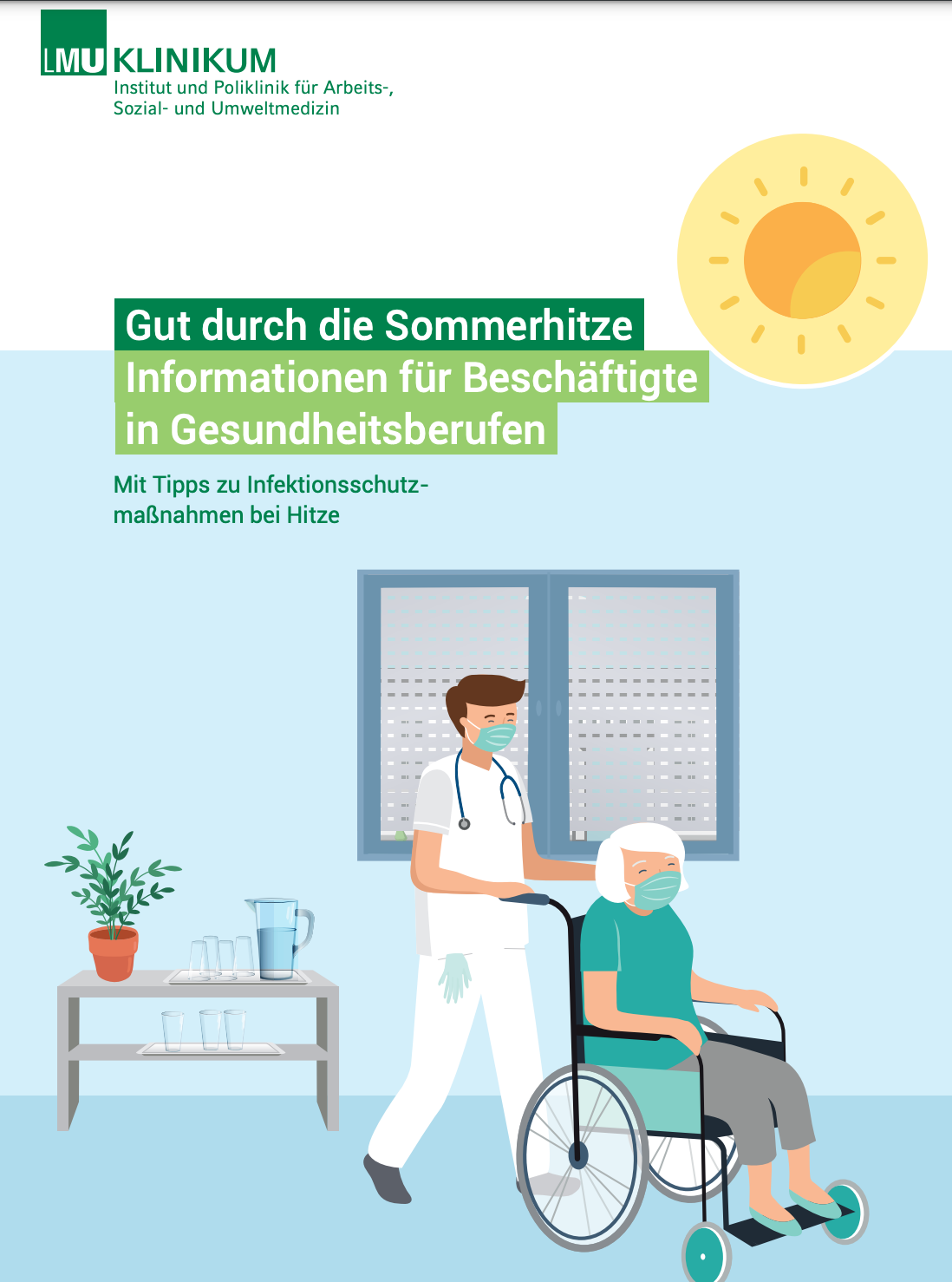 imagebroschüre der uniklinik münchen zum thema hitze