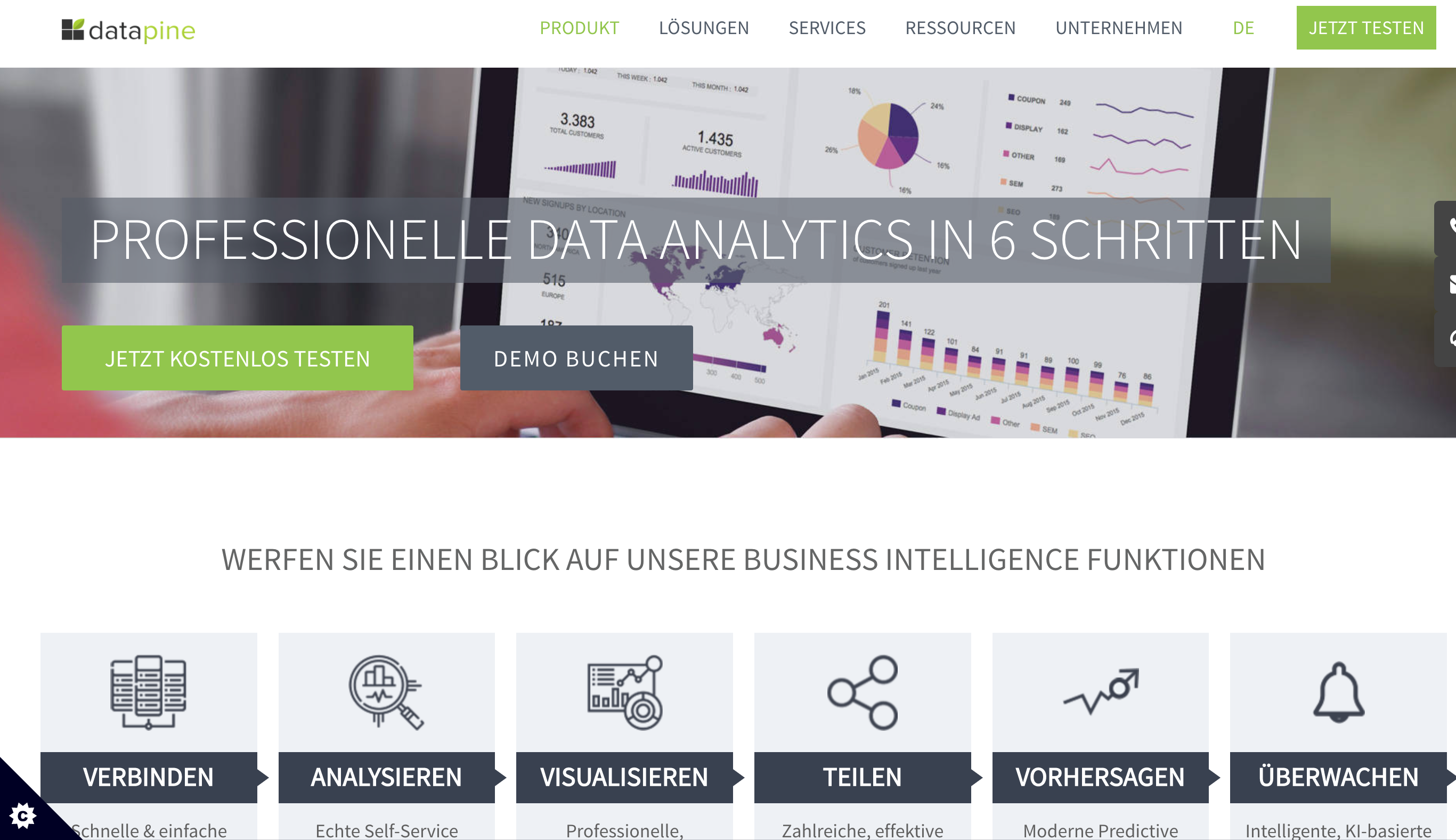 datapine screenshot