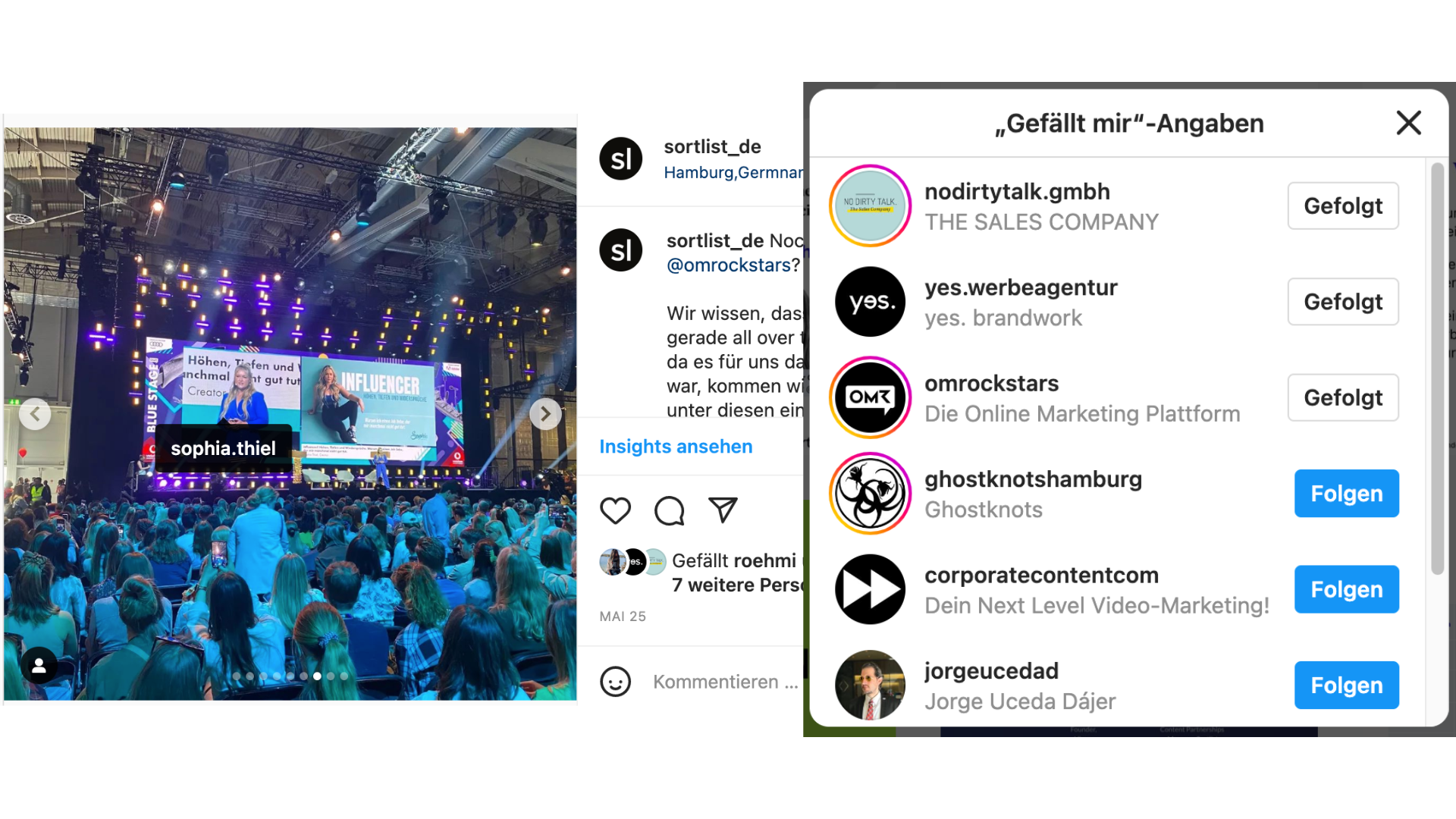 sortlist insta post