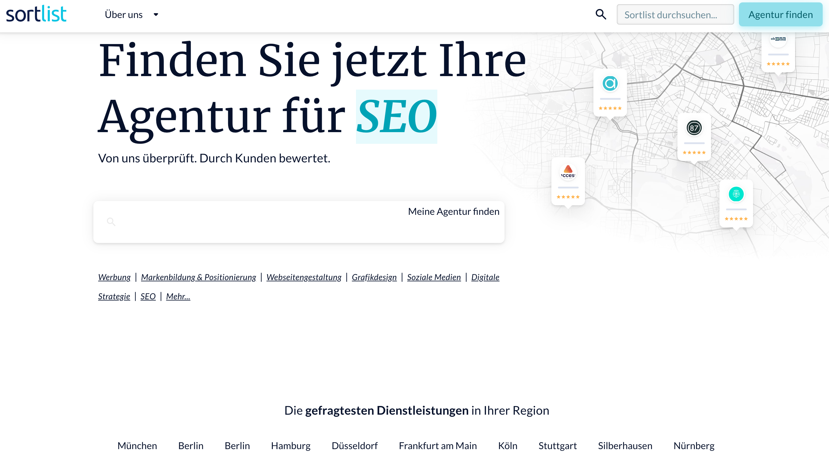 sortlist website vor dem rebranding