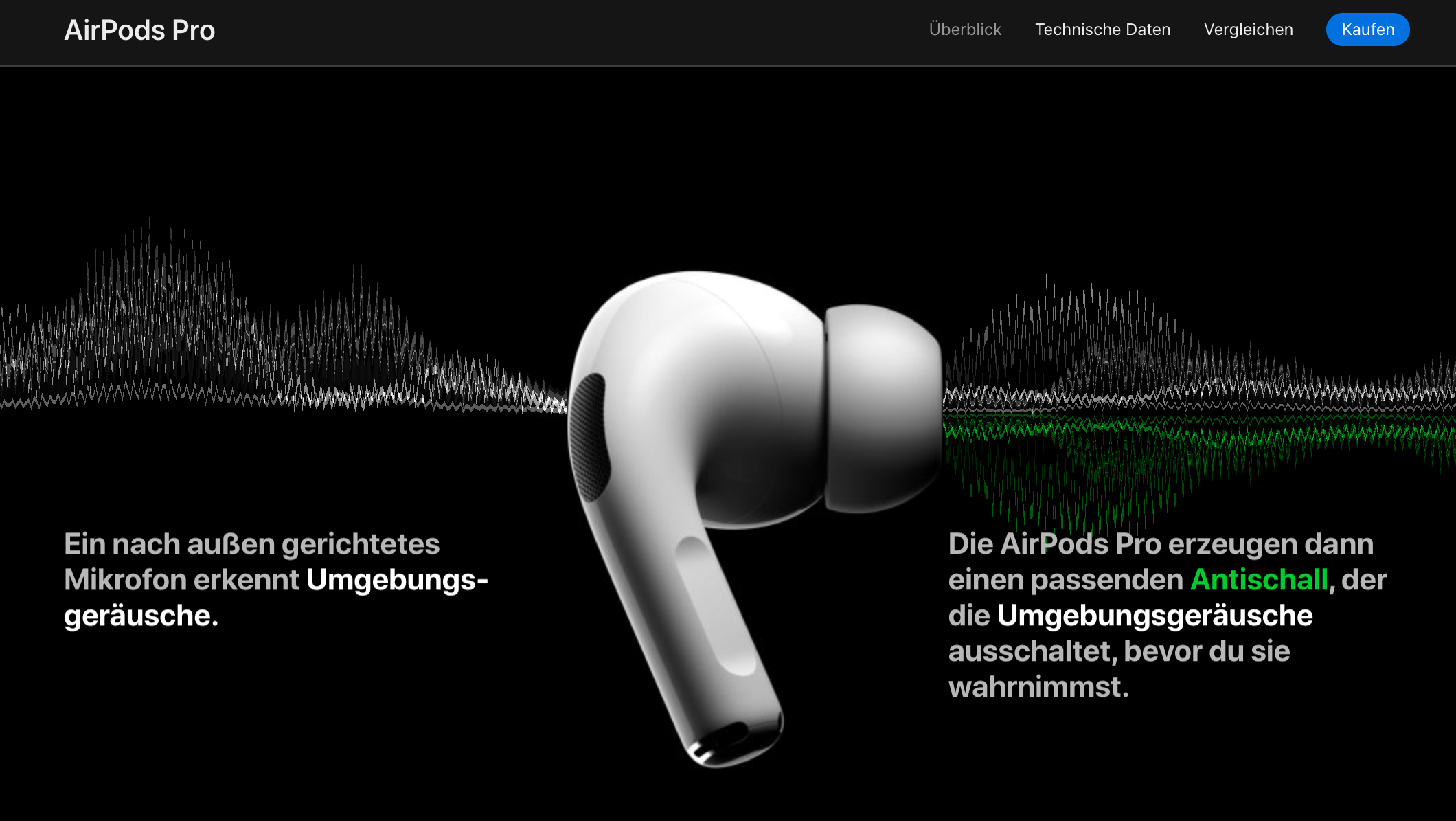 webdesign trend animationen am beispiel airpods