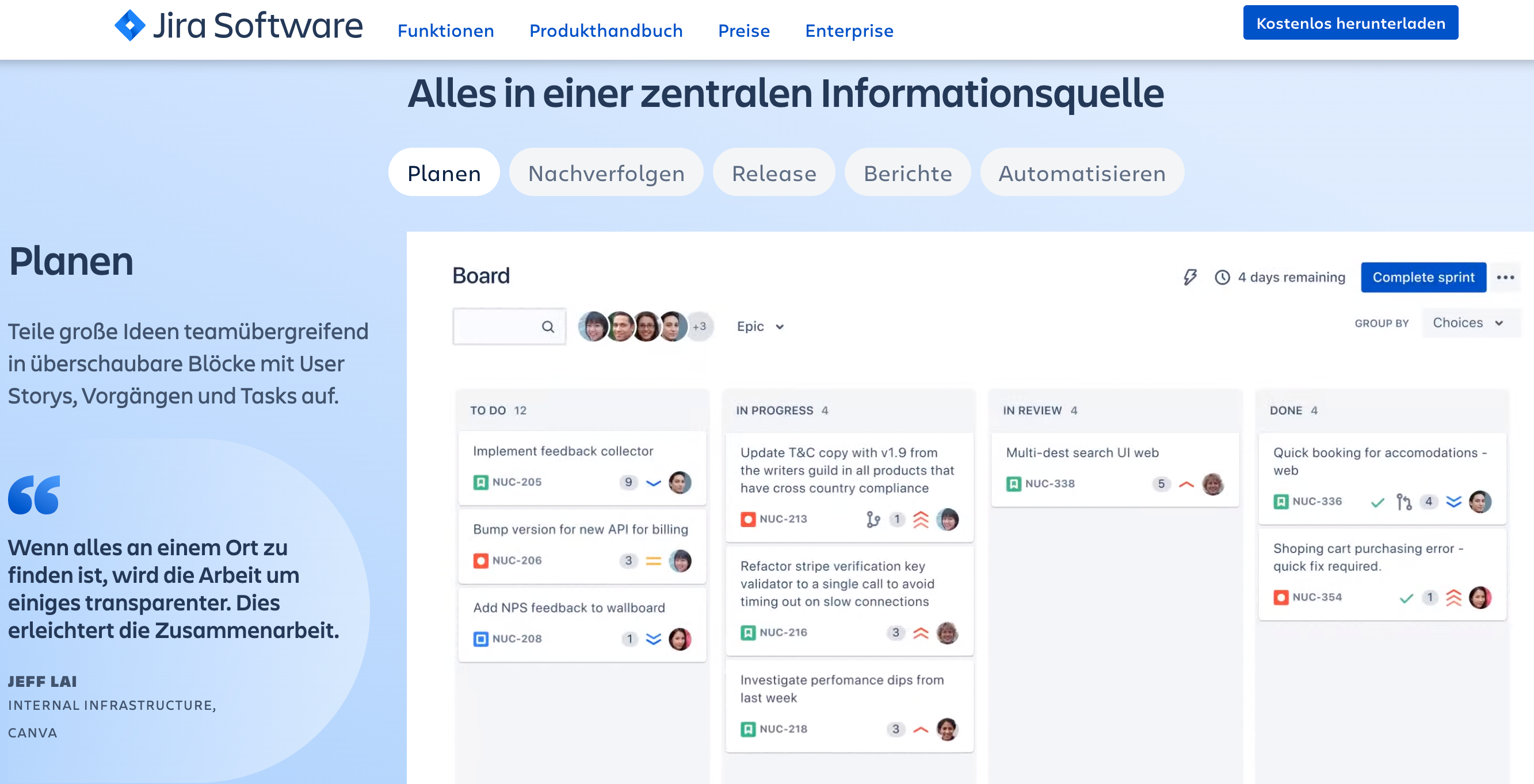 jira homepage