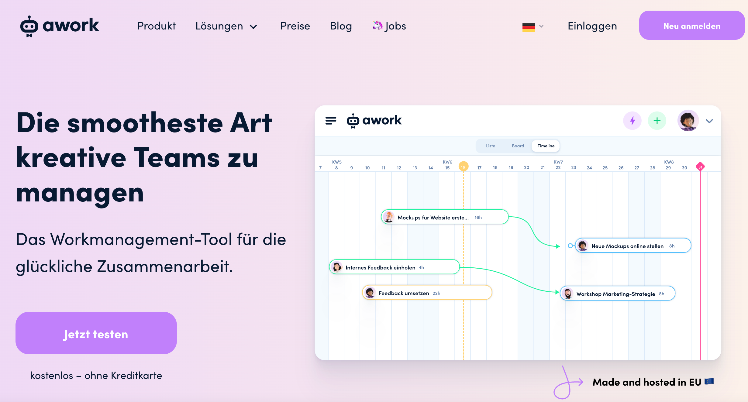 projektmanagement awork