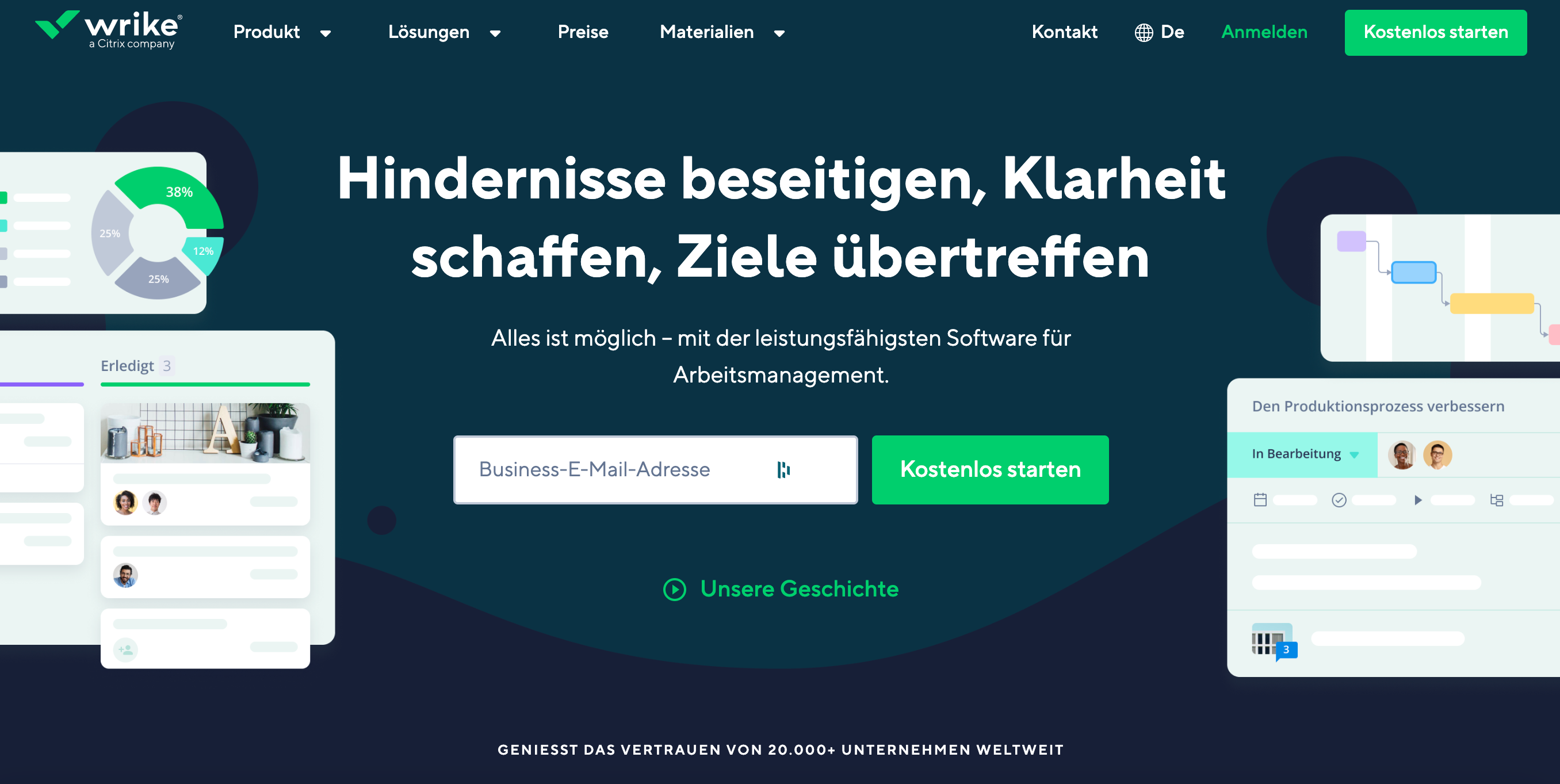 wrike homepage