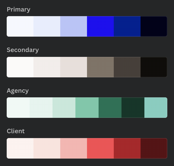 visuelle identität sortlist farben