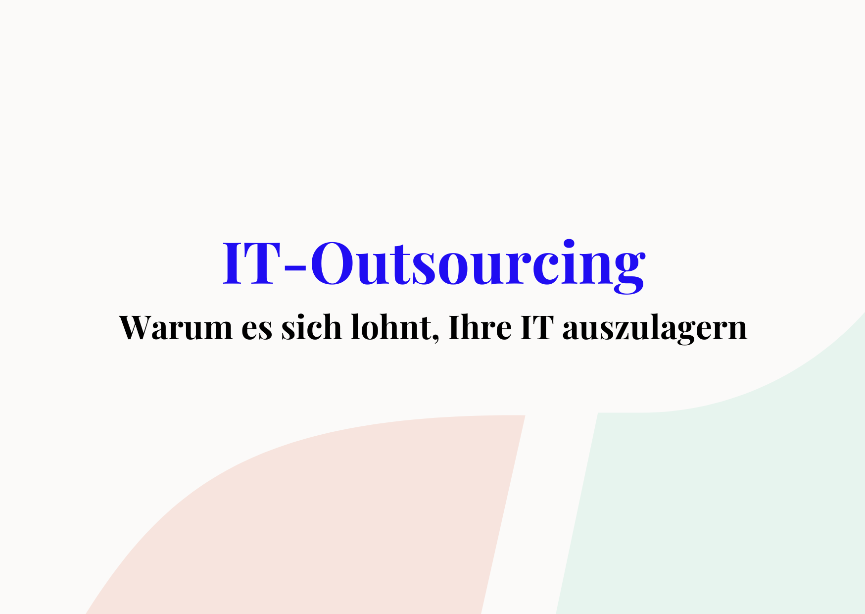 it-outsourcing cover