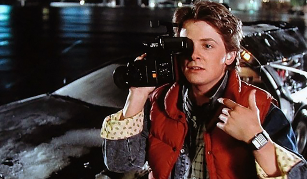 jvc camcorder in zurück in die zukunft als innovation placement