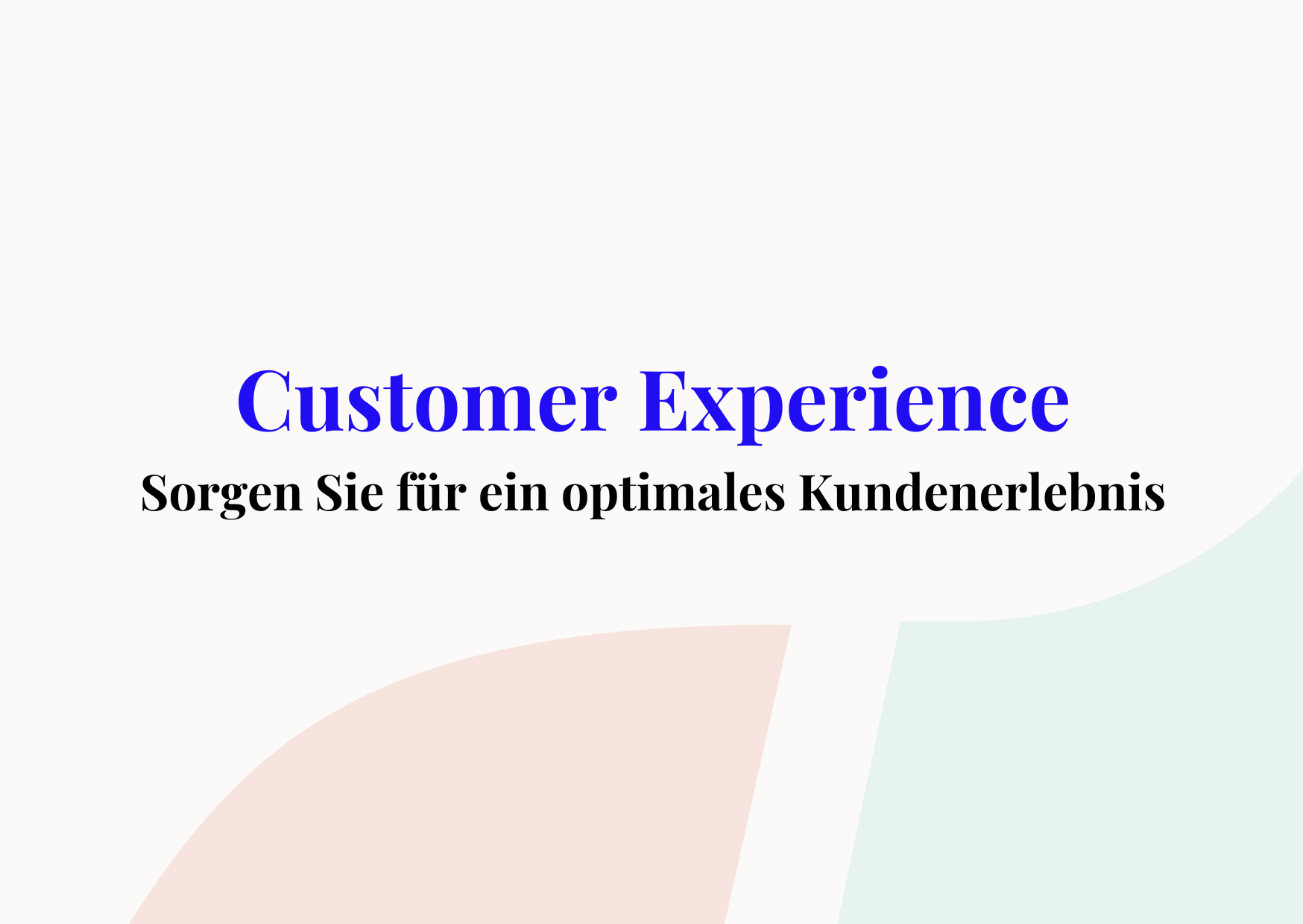 customer experience cover