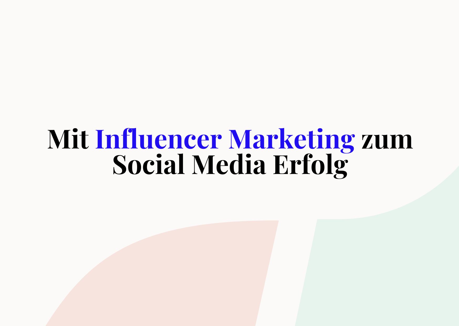 influencer marketing