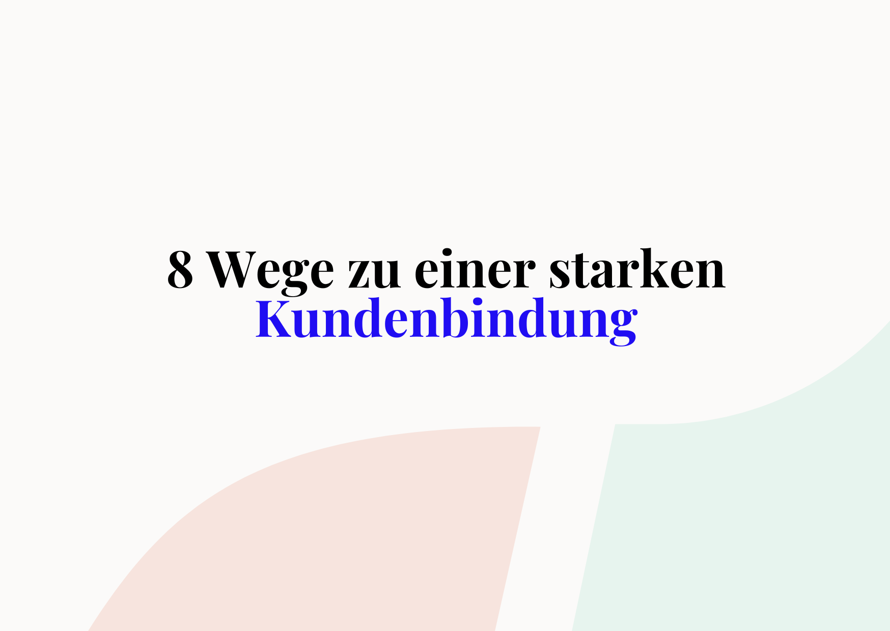 kundenbindung cover
