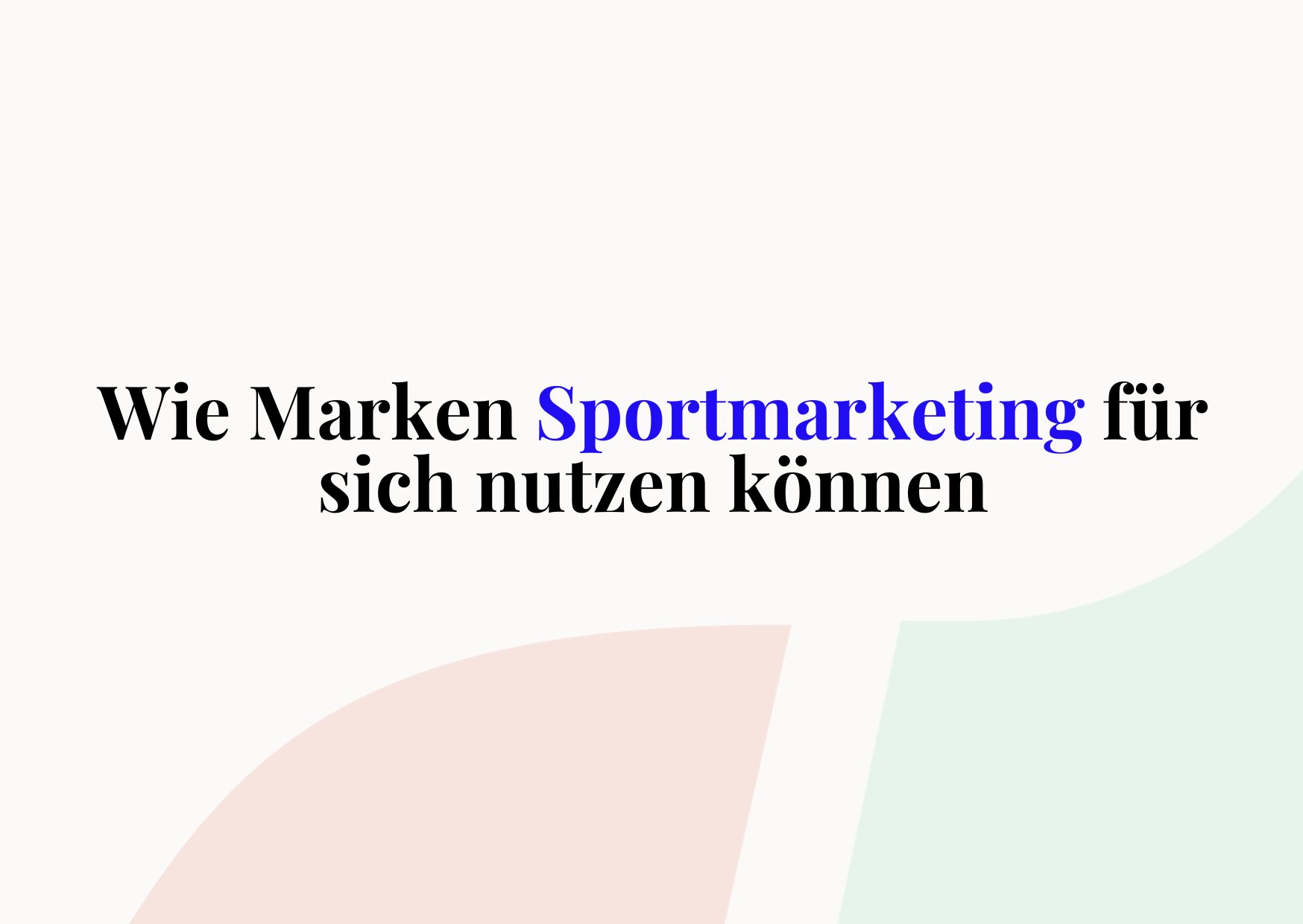sportmarketing