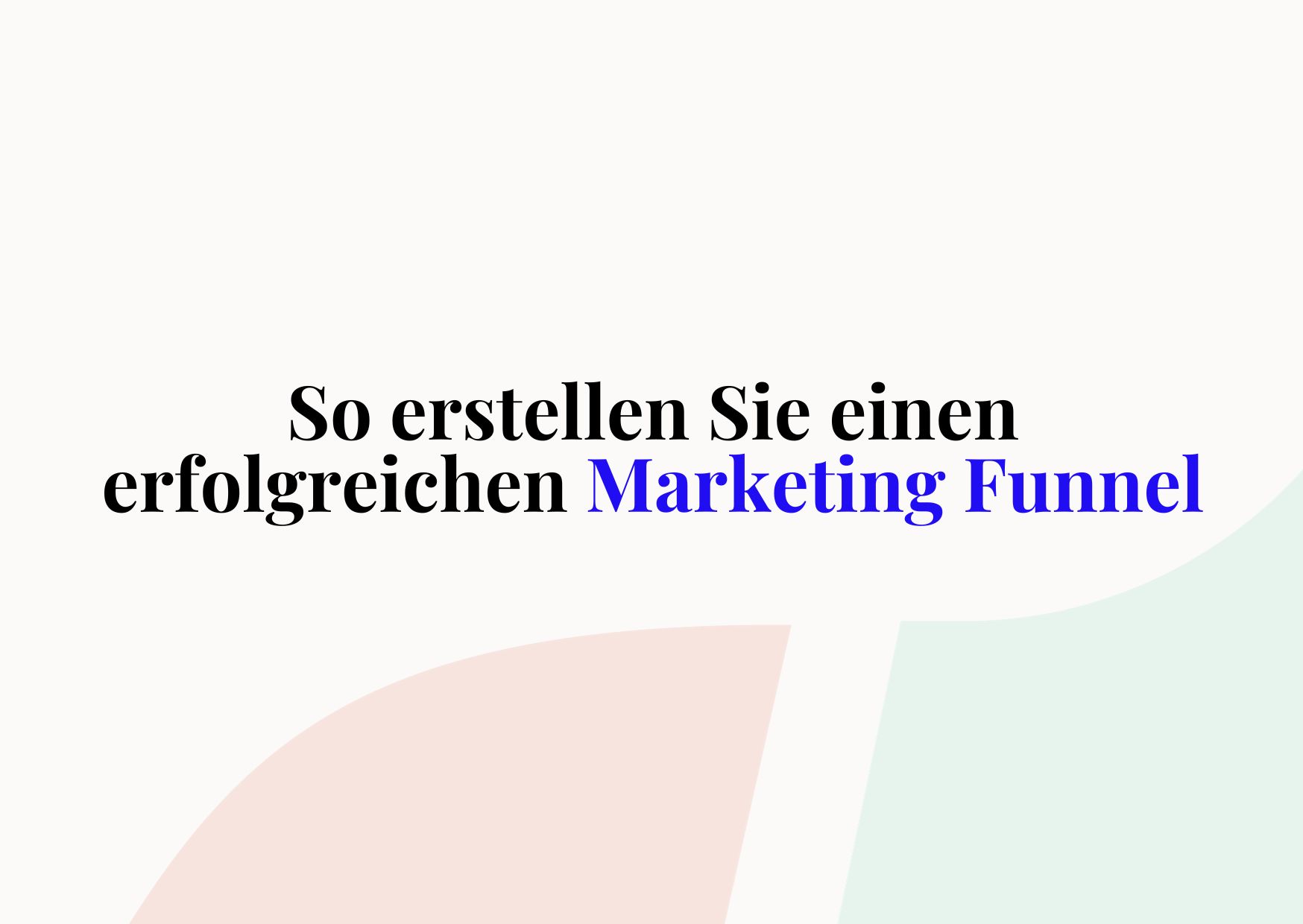 Marketing Funnel