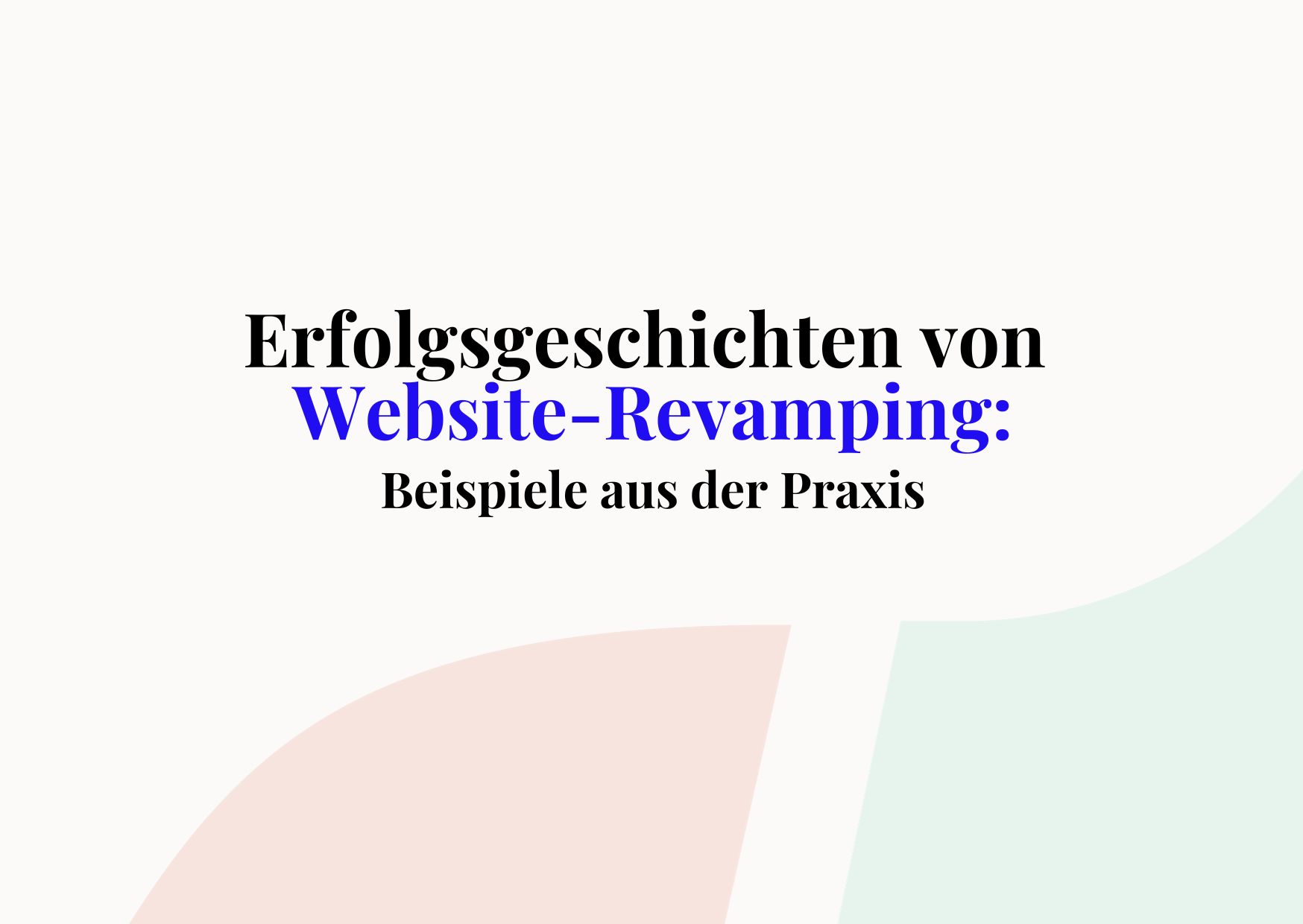 Website Revamping