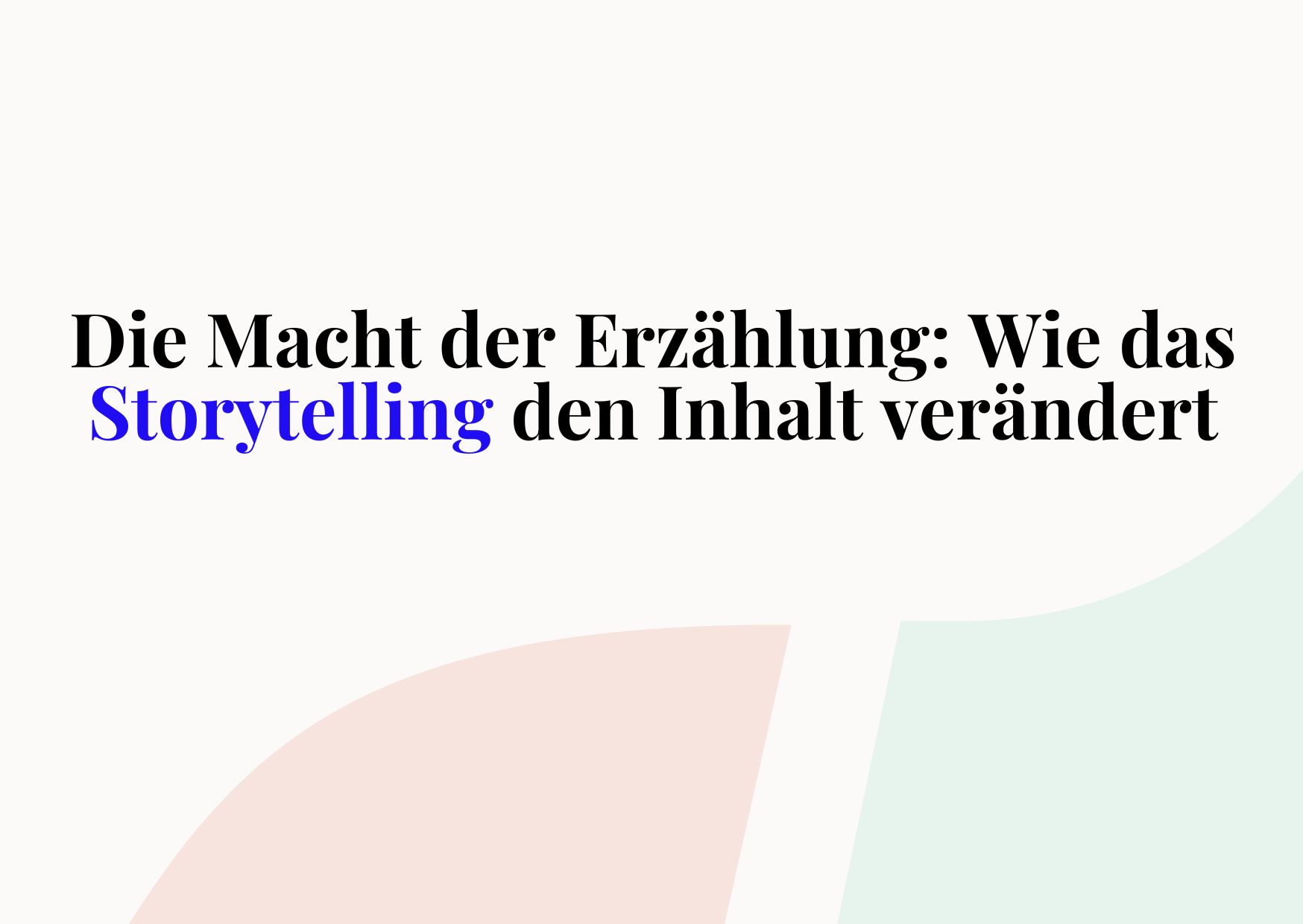 Storytelling
