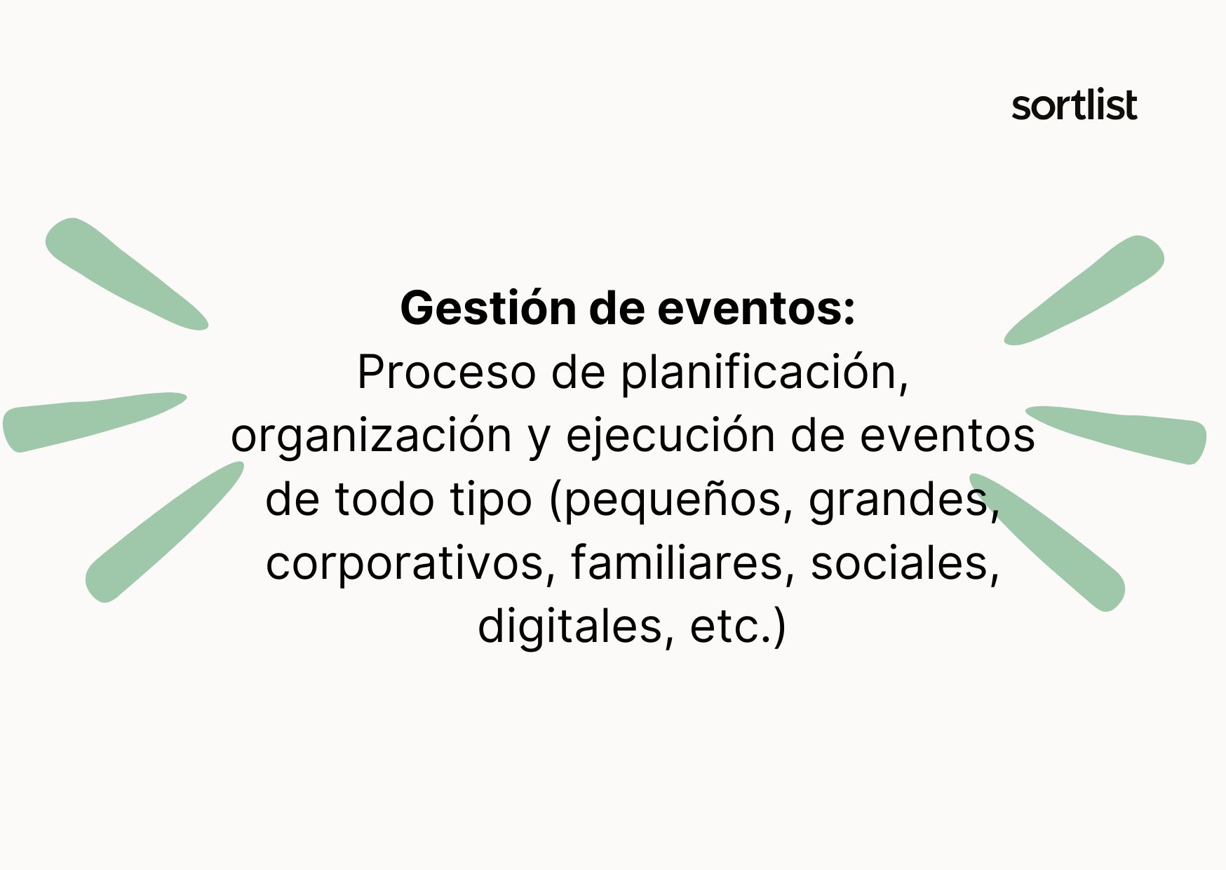 ¿Qué es la gestión de eventos?
