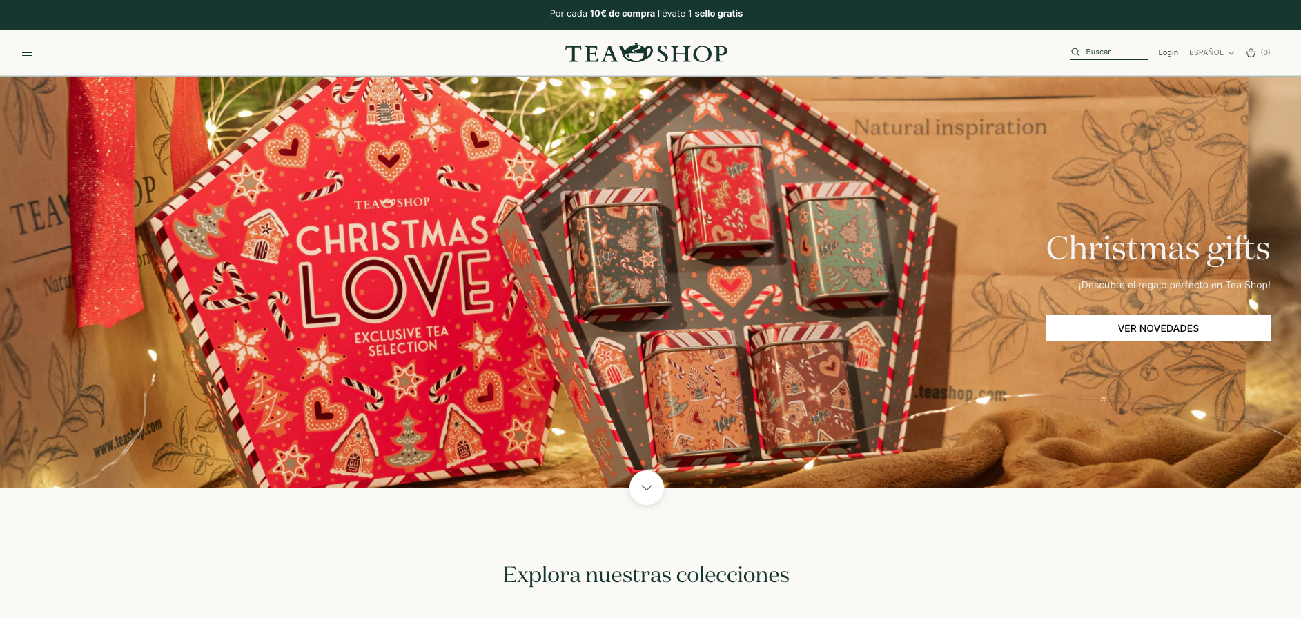 landing page navidad
