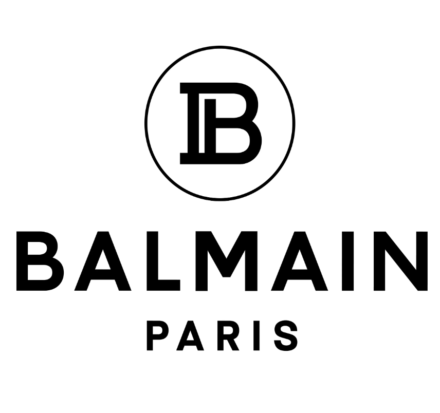 El rediseño del logotipo de la marca Balmain Paris prescinde del texto puro y añade un monograma dinámico que combina las letras B y P, que puede utilizarse solo o con el apelativo que aparece a continuación. 
