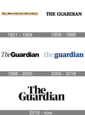 The Guardian no se quedó atrás y se atrevió a dejar a un lado su paleta de colores para modernizarla y simplificarla a solo negro. Además, esto refuerza la seriedad que un medio de comunicación debe transmitir a sus lectores y seguidores. 