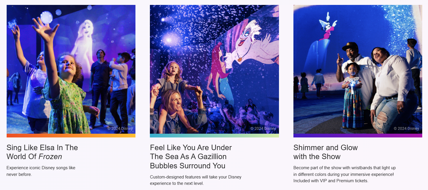Disney: una experiencia inmersiva para todos los públicos