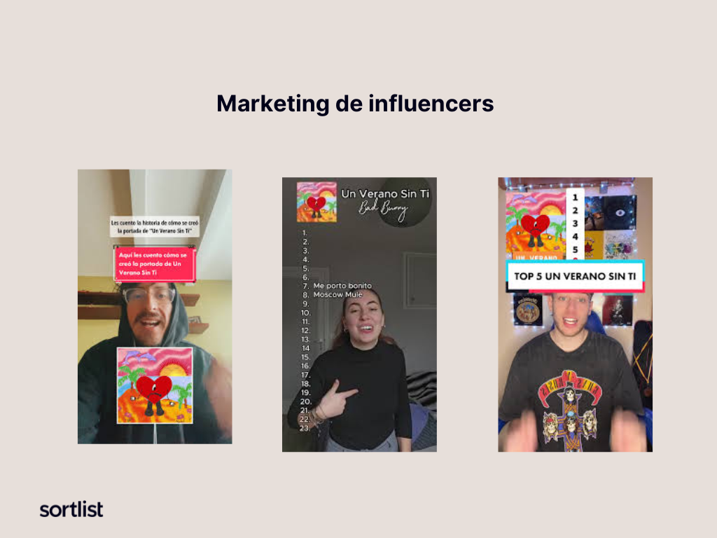 Influencers en marketing musical