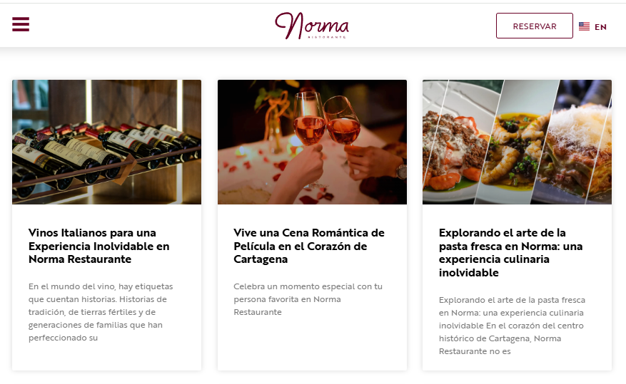Abre un blog para tu restaurante