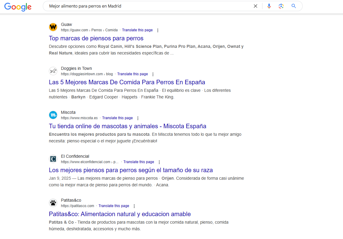 ¿Qué significa posicionamiento en Google?