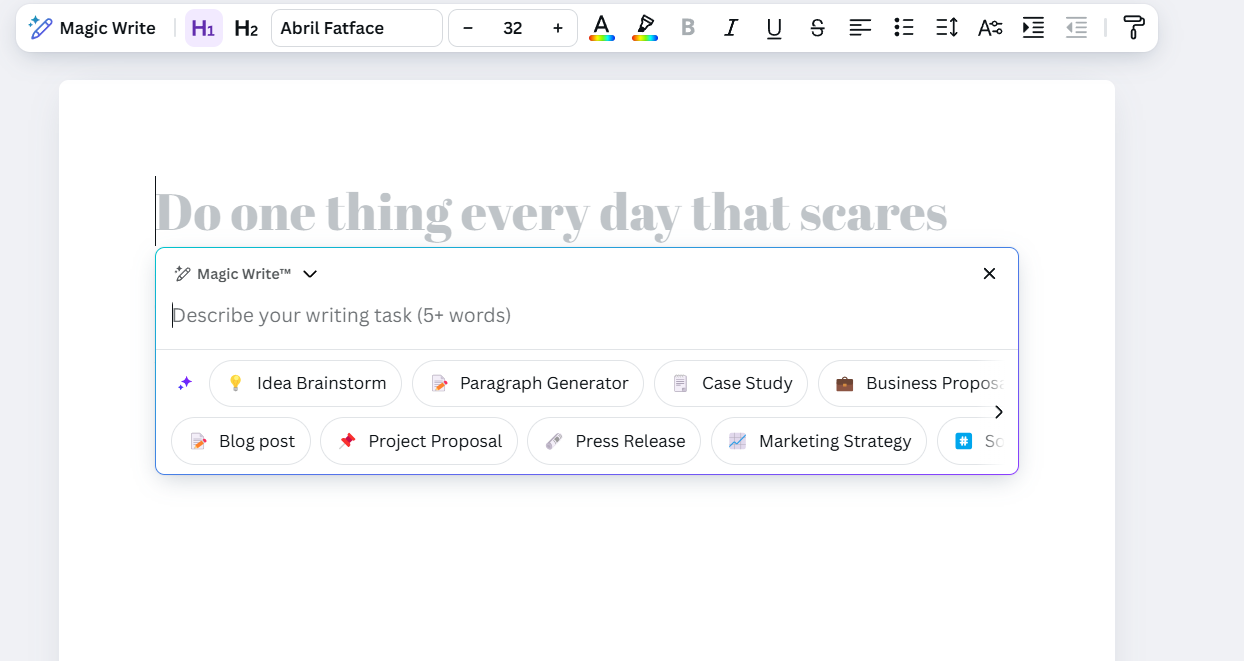 Canva y Magic Write: diseña y redacta anuncios en una sola plataforma