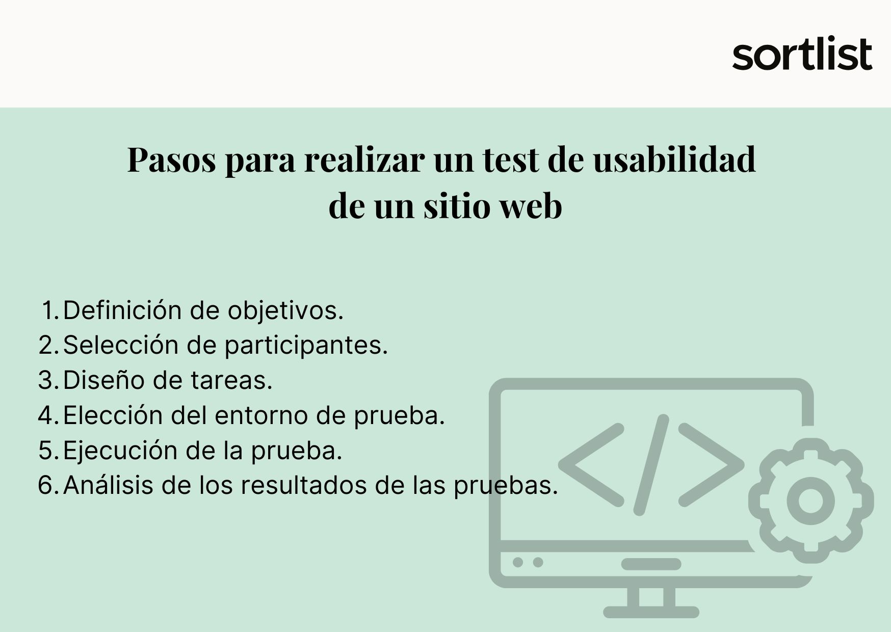 Pasos para realizar un test de usabilidad de un sitio web
