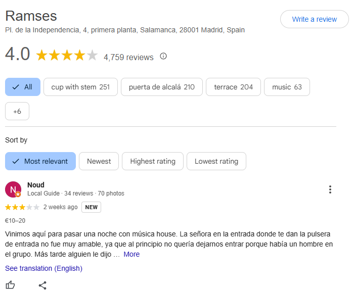 Ramses, ubicado en el barrio de Salamanca, frente a la Puerta de Alcalá, es mucho más que un restaurante. Se trata de un lugar pensado y diseñado para ofrecer experiencias de alto nivel.