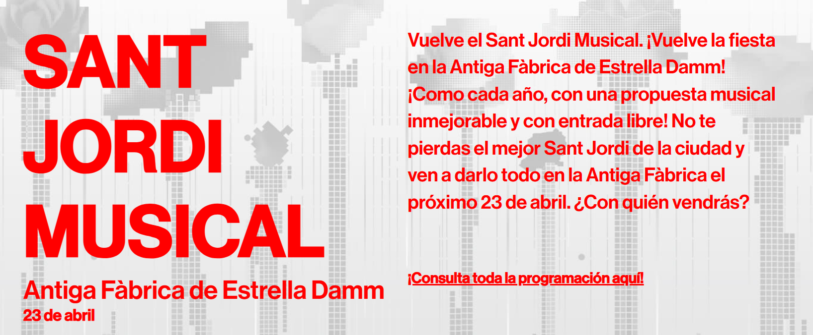 Más allá de las visitas para conocer cómo se elaboraba la cerveza Damm en sus orígenes, este icónico espacio industrial se ha convertido en sede de eventos de gran escala, desde grandes conciertos hasta eventos gastronómicos.