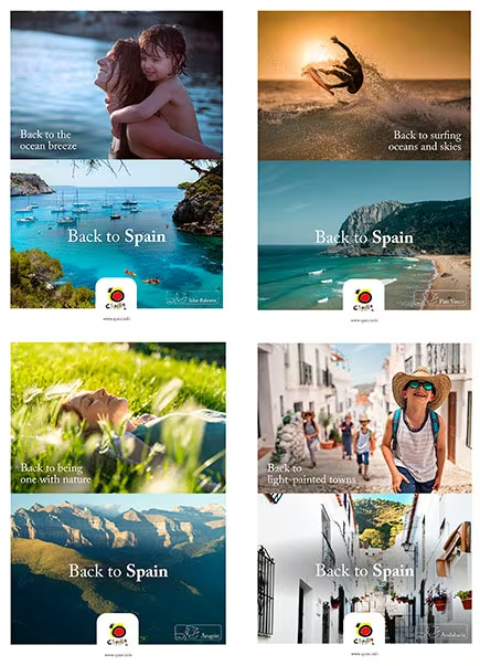 La campa&ntilde;a &laquo;Espa&ntilde;a te espera&raquo;, lanzada en 2021 por Turespa&ntilde;a, tuvo como objetivo reactivar el turismo tras la pandemia de la COVID-19.