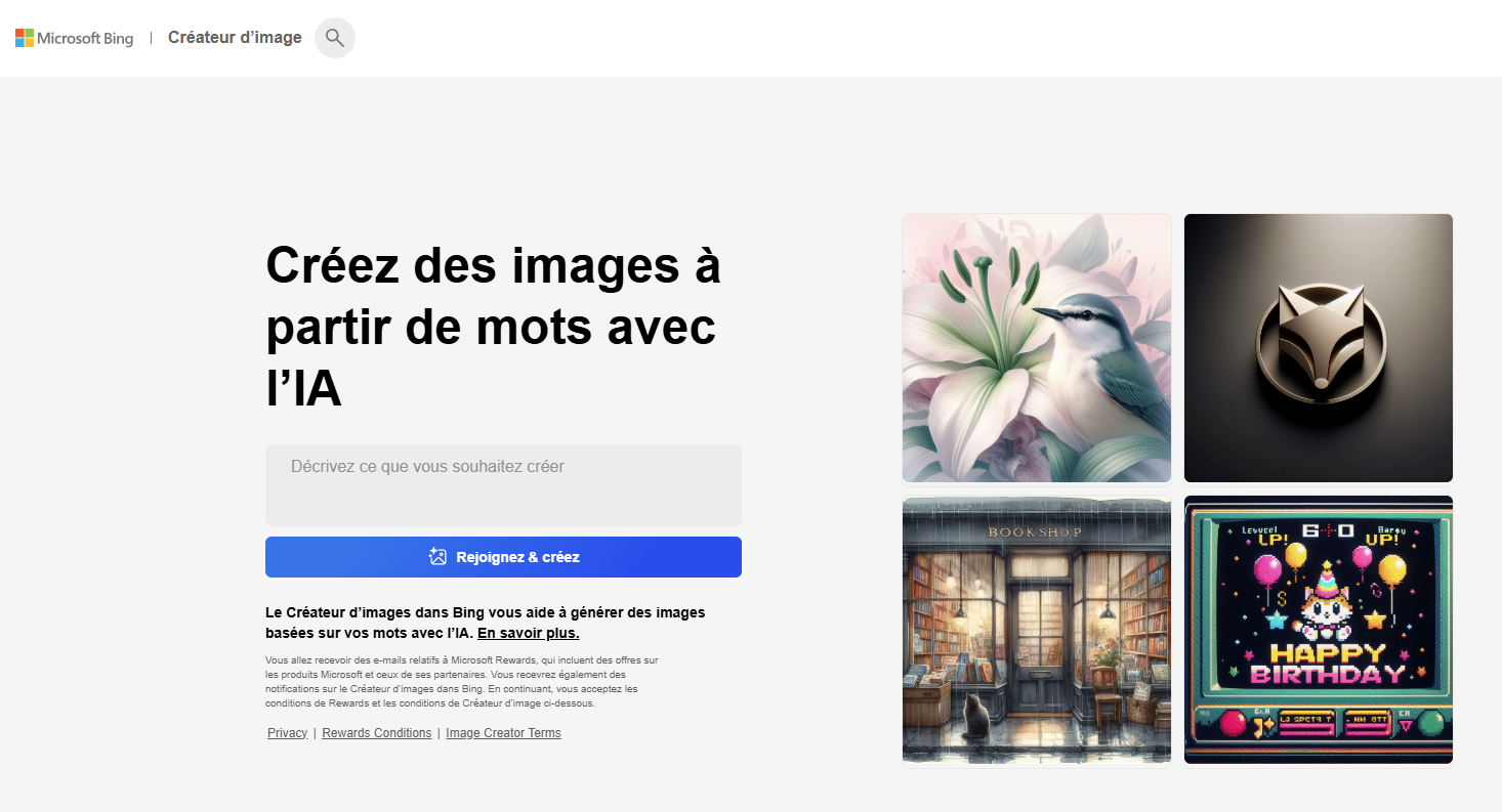 Bing Image Creator ia images