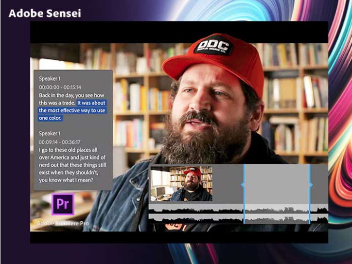 Adobe Sensei ai vid&eacute;o