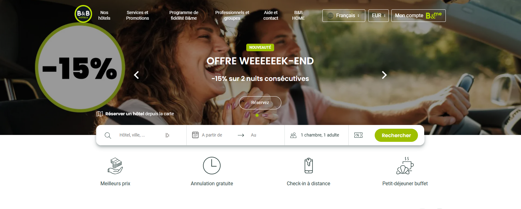 B&B hôtels chatbot ia