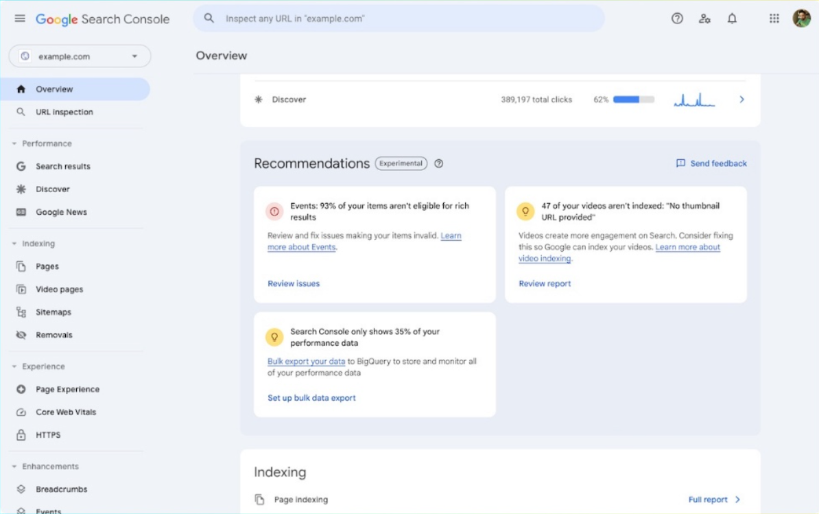 Google Search Console outil seo