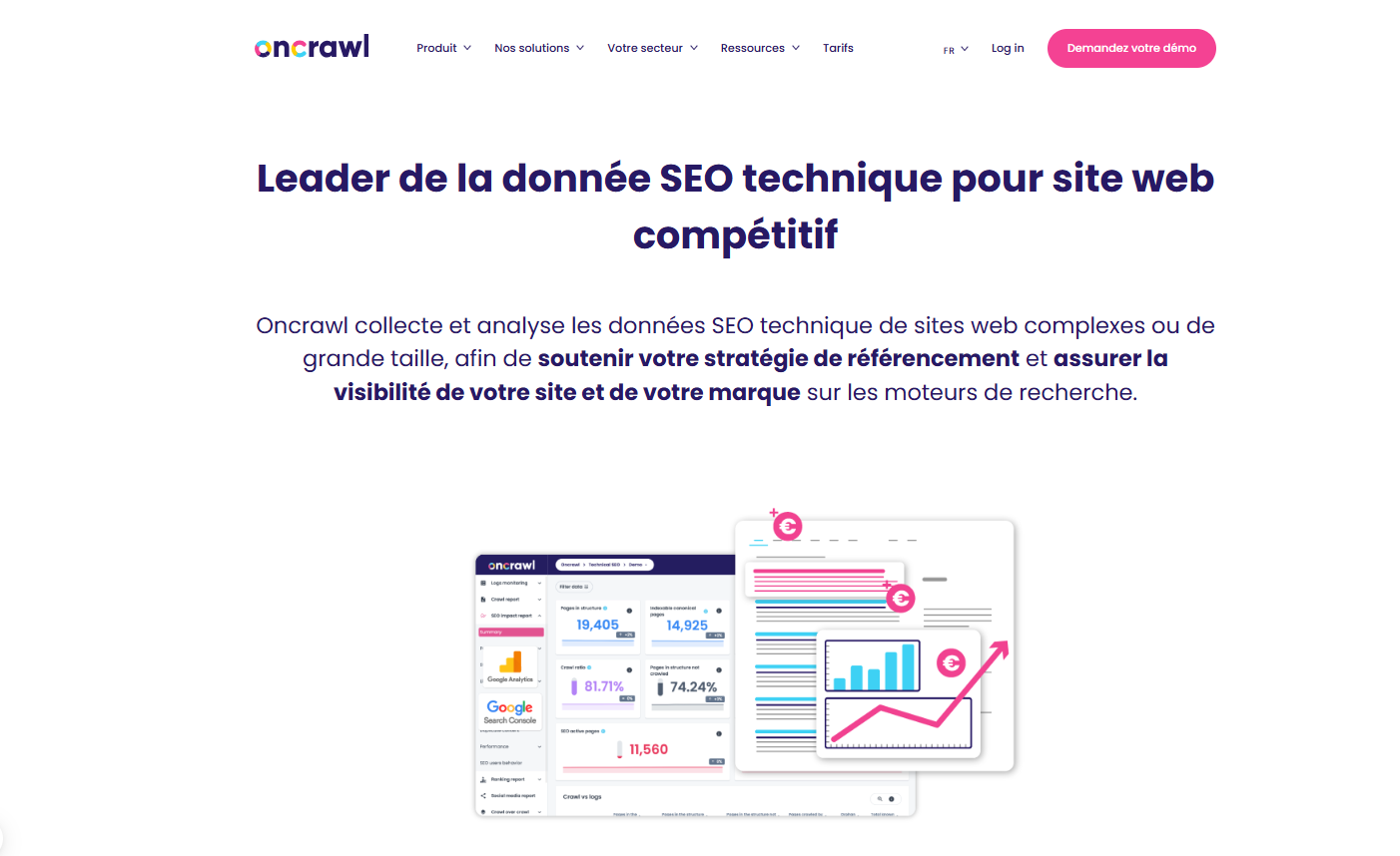 OnCrawl outil seo