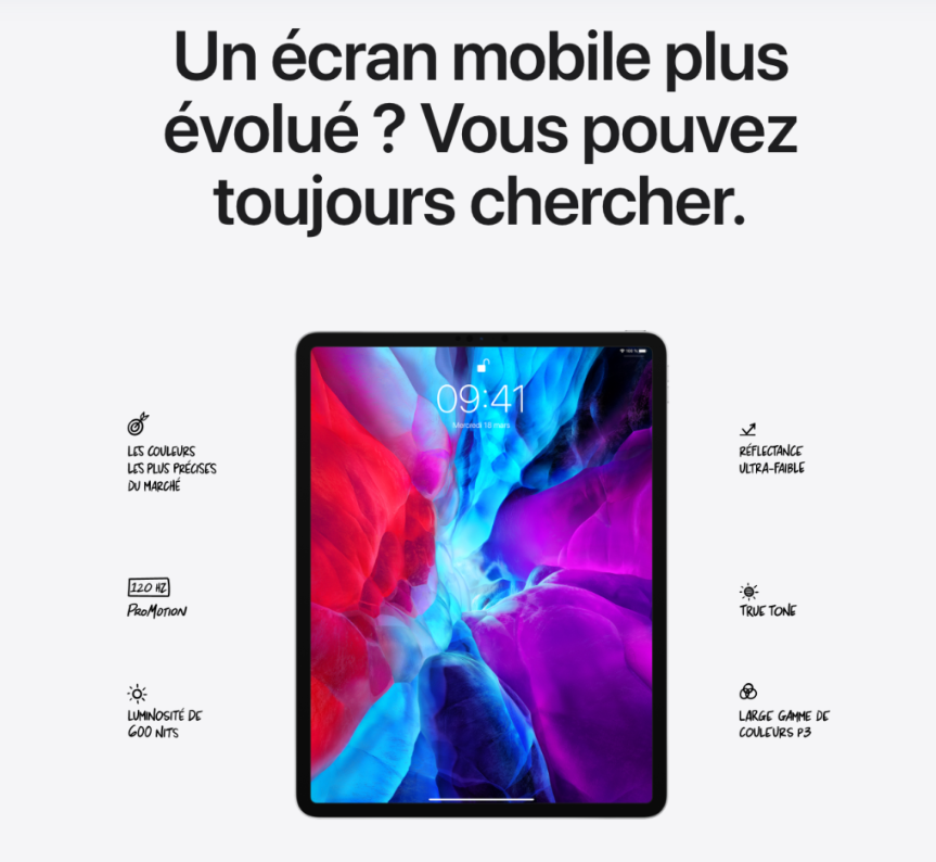lancement de produit Apple objectifs de communication